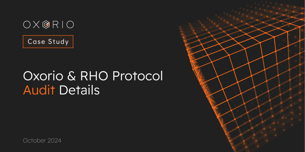 OXORIO's audit uncovers critical vulnerabilities in Rho Protocol's DeFi derivatives market. Explore interest rate swaps, perpetual futures, and the security challenges in decentralized finance.