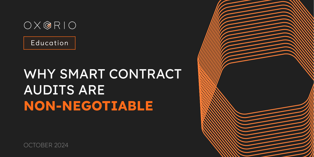 Unlock Web3's full potential by securing your smart contracts. Learn why audits are essential, explore real-world risks, and see how Oxor.io fortifies your blockchain projects against threats.